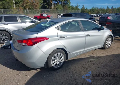 2013 Hyundai Elantra Gls from USA, damaged, VIN 5NPDH4AE7DH196149